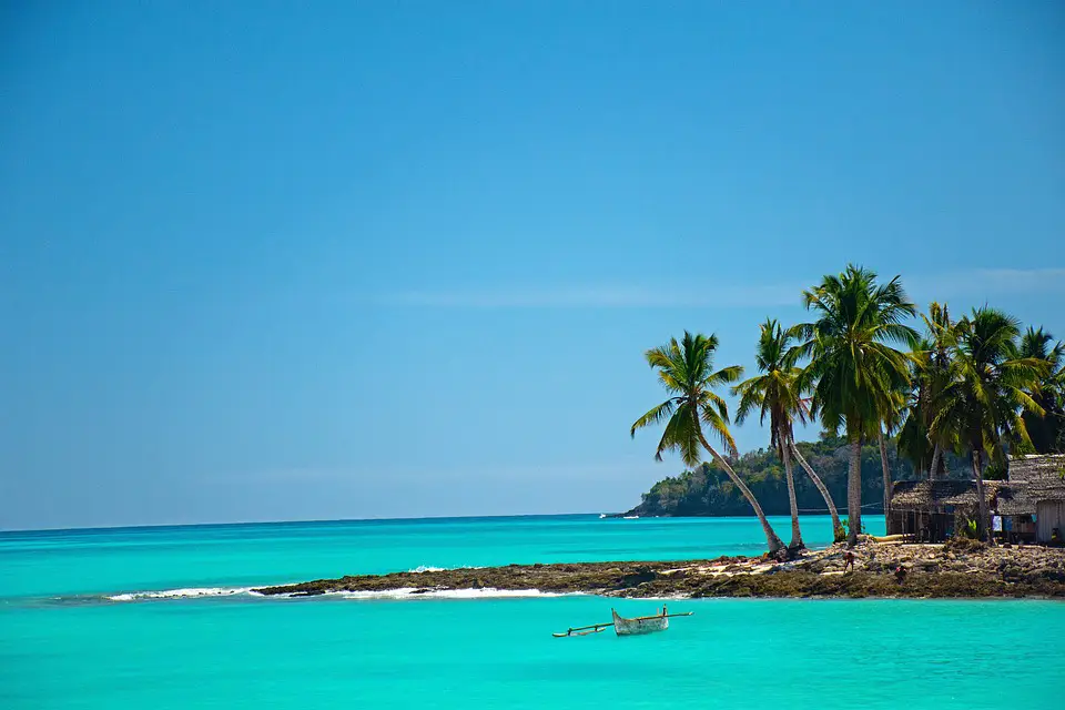 Plage magnifique de Madagascar