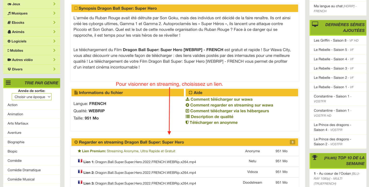 Wawacity la nouvelle adresse officielle du site
