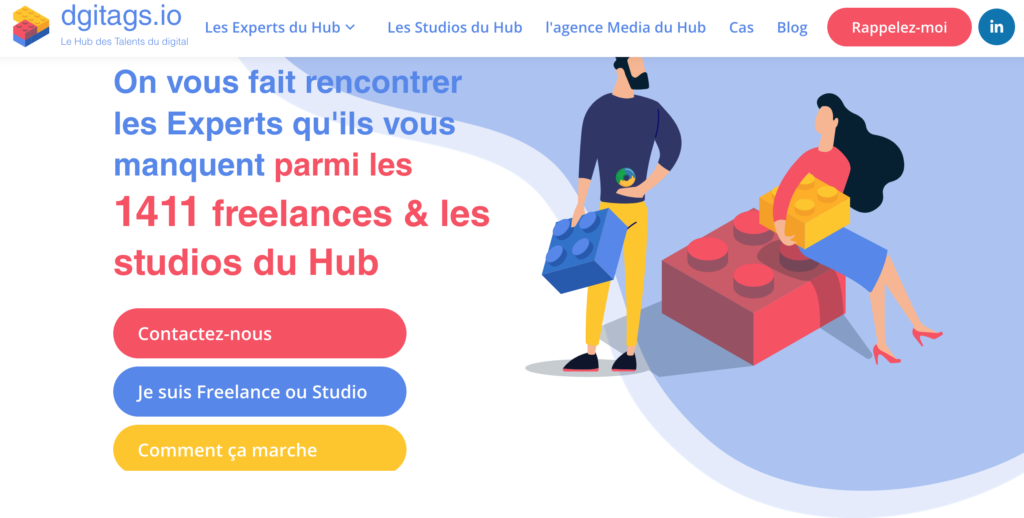 plateforme freelance dgitags.io