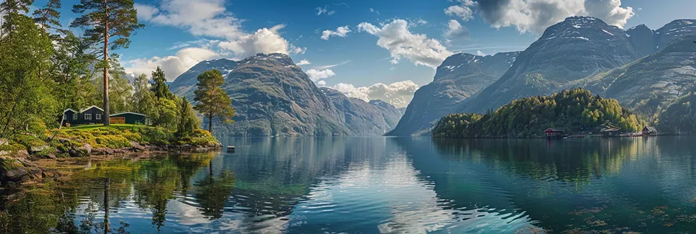 La Norvège et des Fjords majestueux