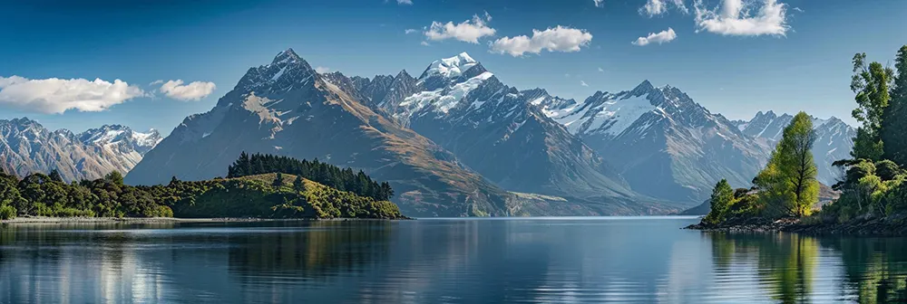 Lac et Montagnes de Nouvelle Zélande
