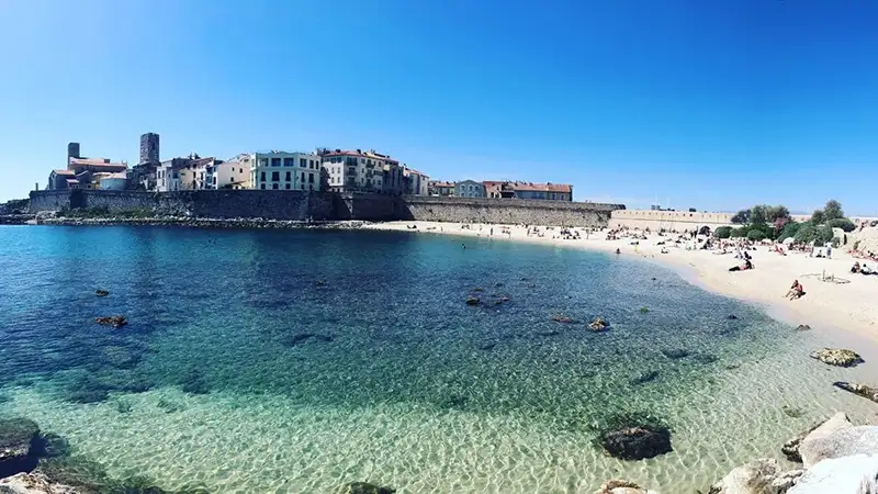 Plage de la Gravette, Antibes