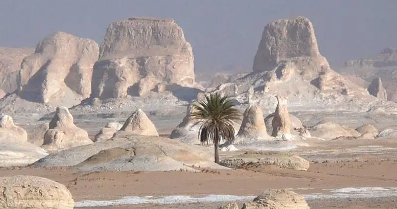 désert blanc, Égypte