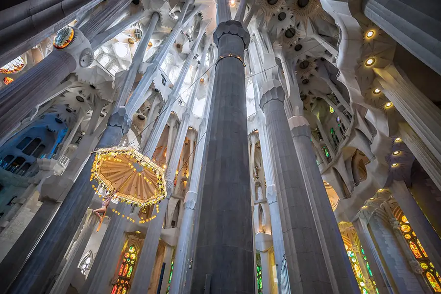 Interieur de la Sagrada Familia