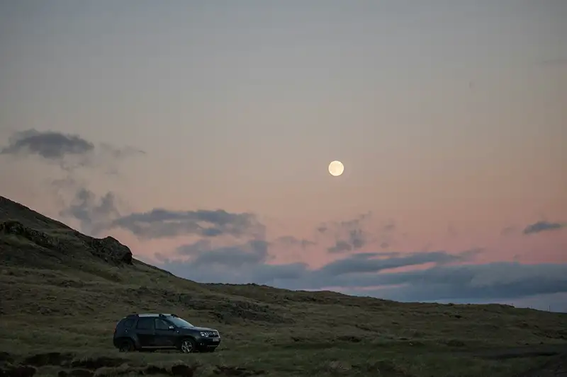 Son Suv pour partir à l'aventure