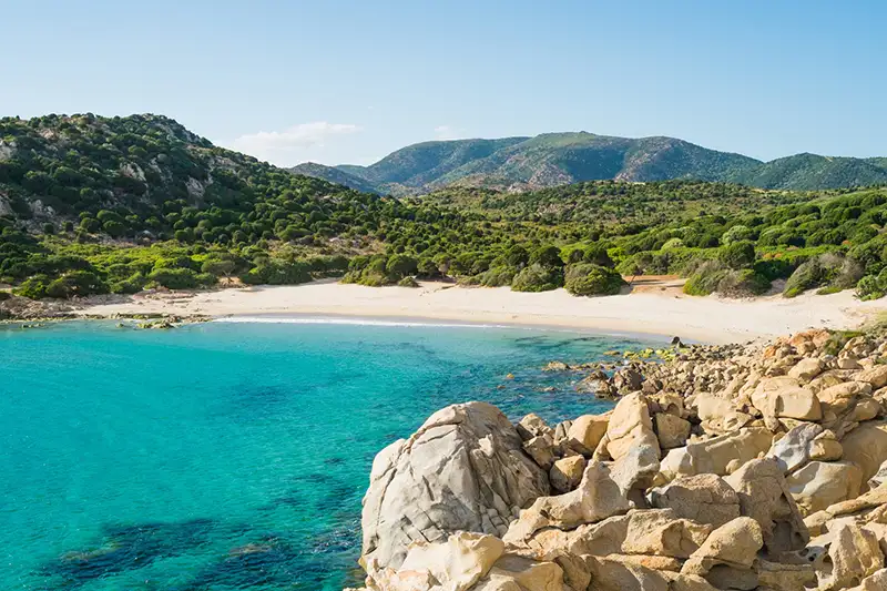 Spiaggia di Chia, Sardaigne