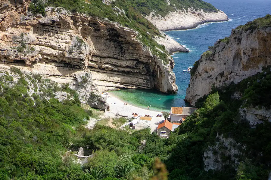 plage de Stiniva, Ile de Vis