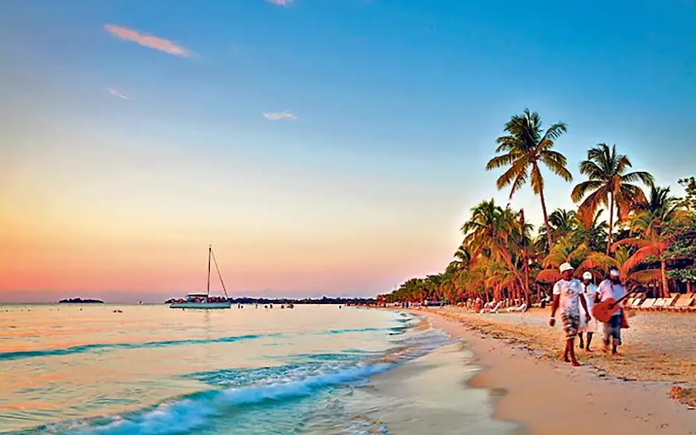 plage de Negril en Jamaïque