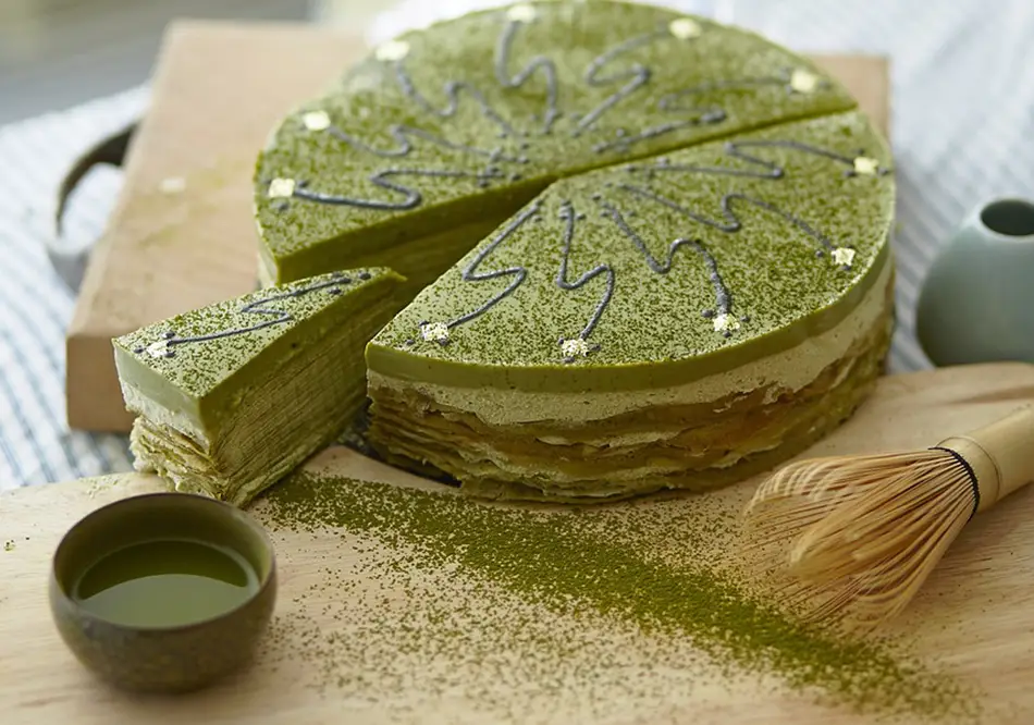 gâteau au thé matcha