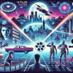 14 films cultes de science fiction - illustration graphique de scènes de science-fiction dans le cinéma