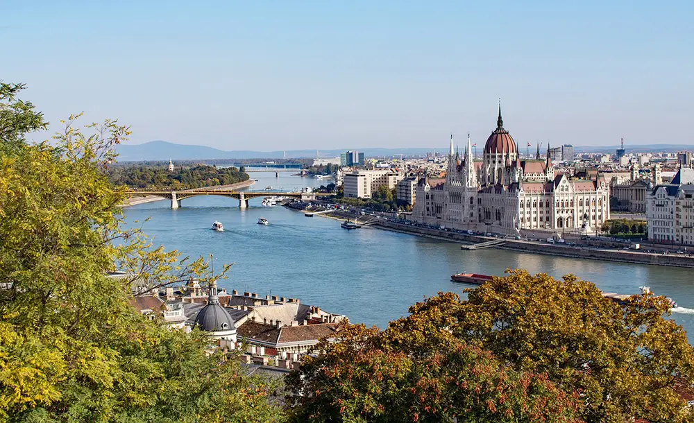 Budapest, Hongrie, avec vue sur le Danube, capitale d'Europe