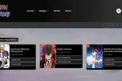 capture d'écran du site Manga Scantrad