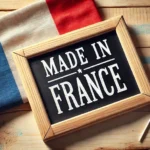 Panneau made in France avec drapeau français