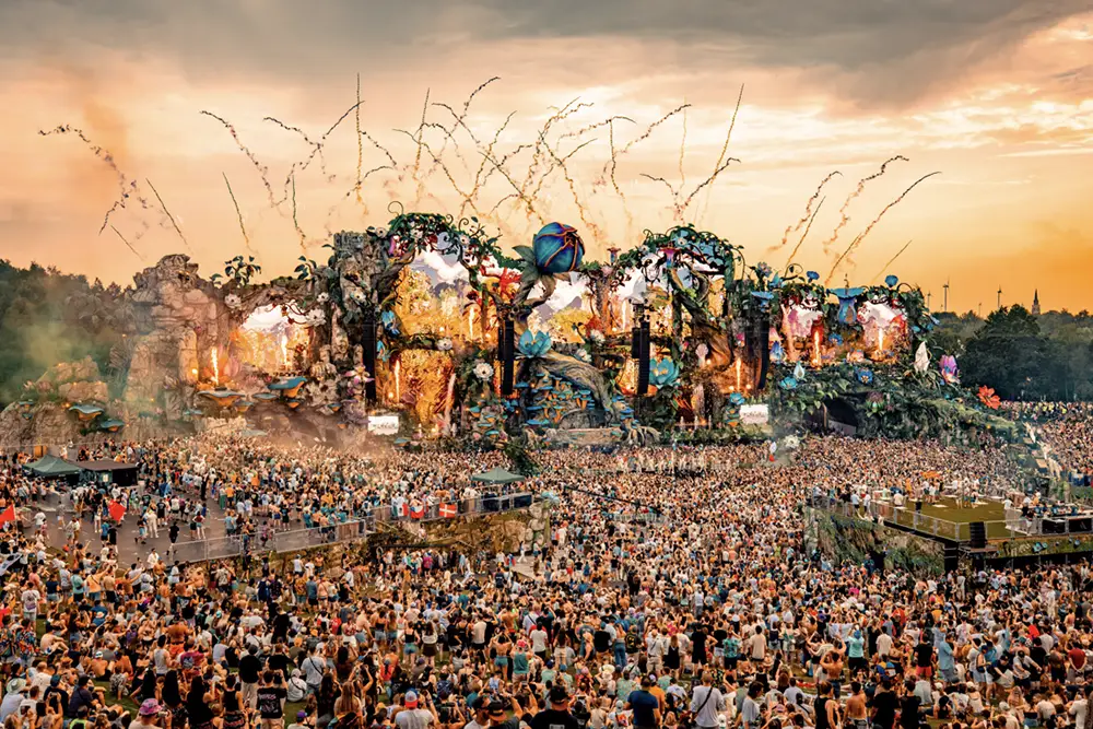 Festival de musique Tomorrowland en Belgique