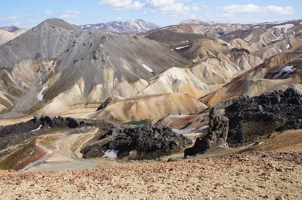 Paysage lunaire de Landmannalaugar, Islande