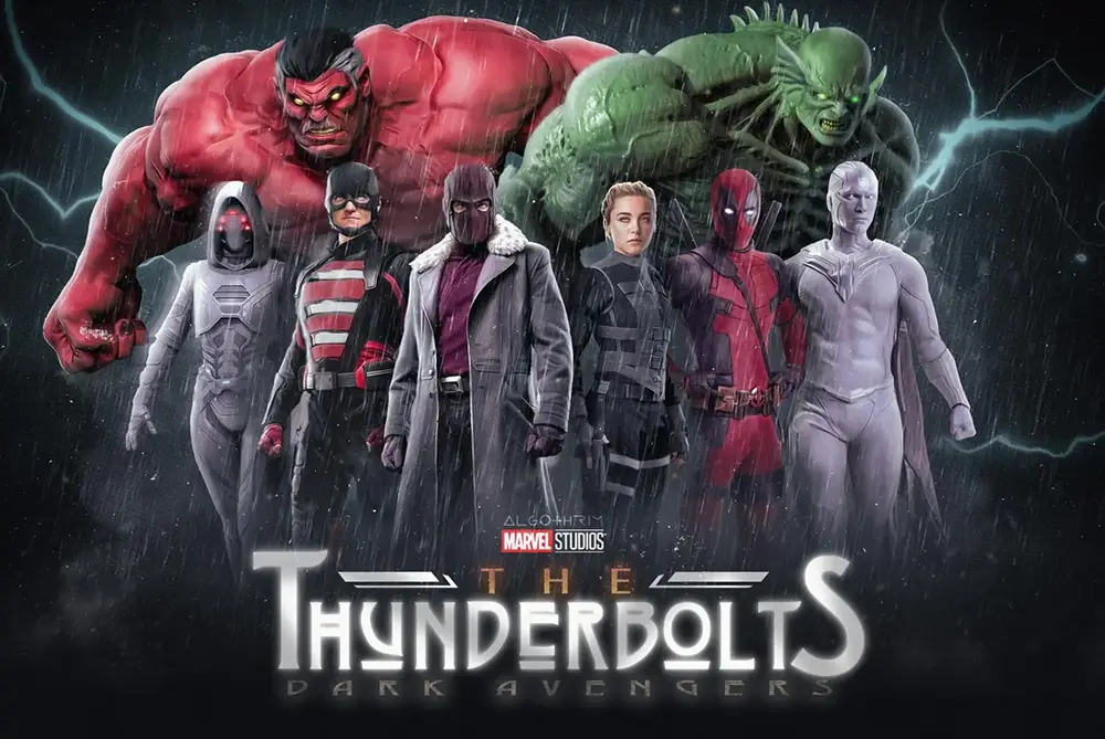 Affiche du film de super-héros Thunderbolts*