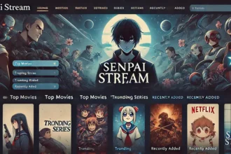 Illustration du site de films, séries et animés en streaming gratuit Senpai Stream