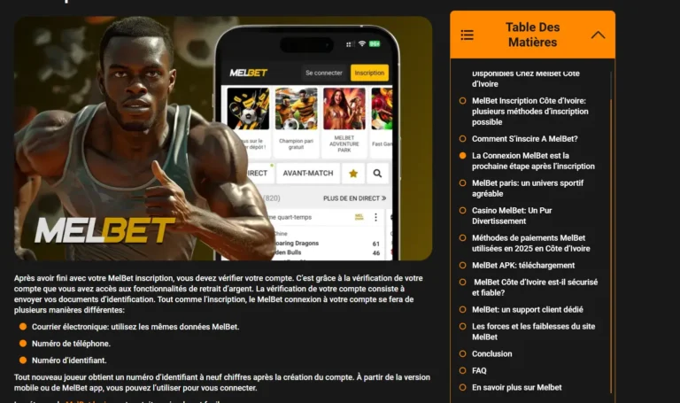 MelBet Côte d’Ivoire: Une revue complète du site et de ses fonctionnalités principales