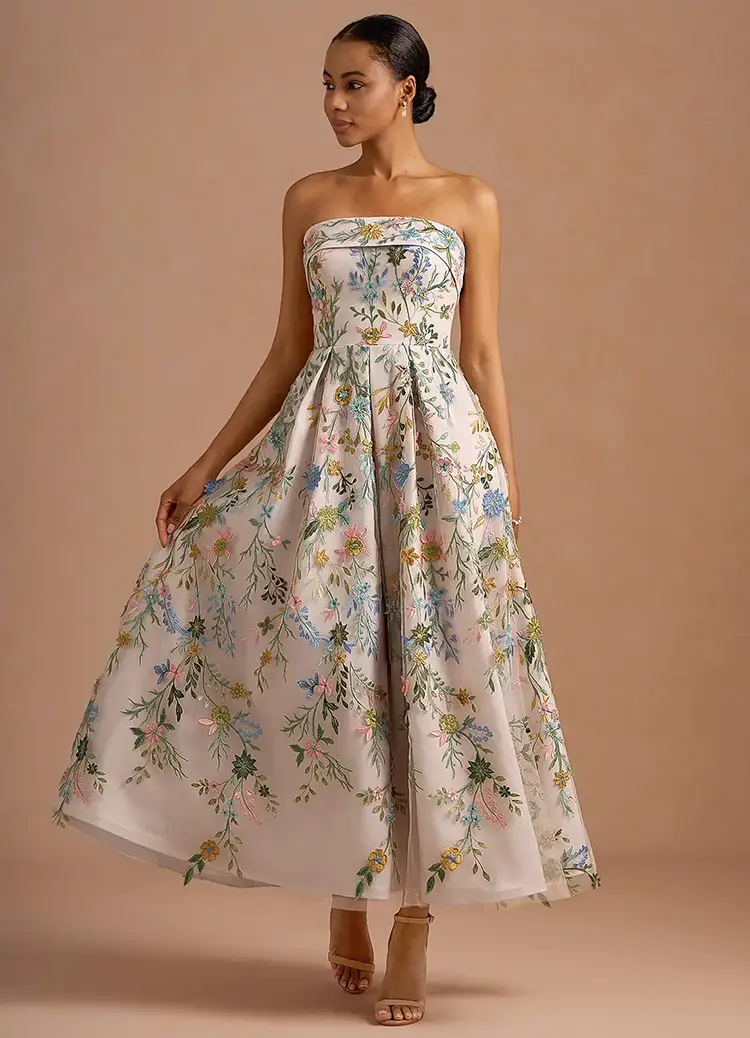 Evangeline Rose Blush Multi Robe