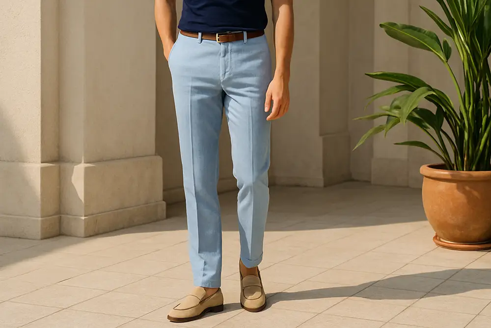 pantalon habillé homme été