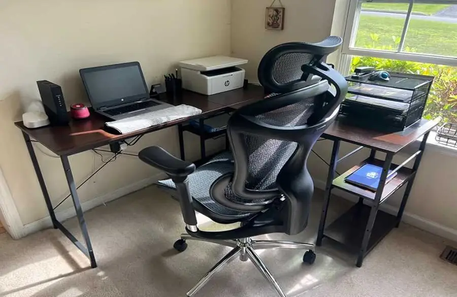installation de bureau à la maison