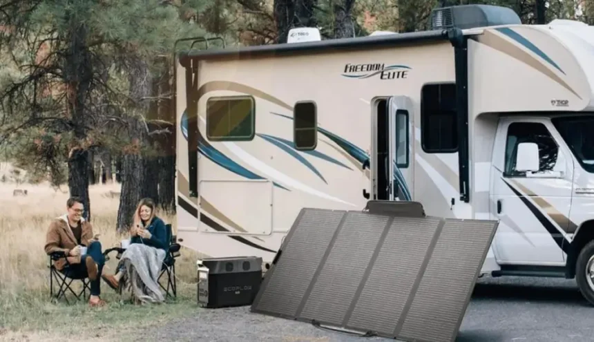 panneaux solaires portables en camping