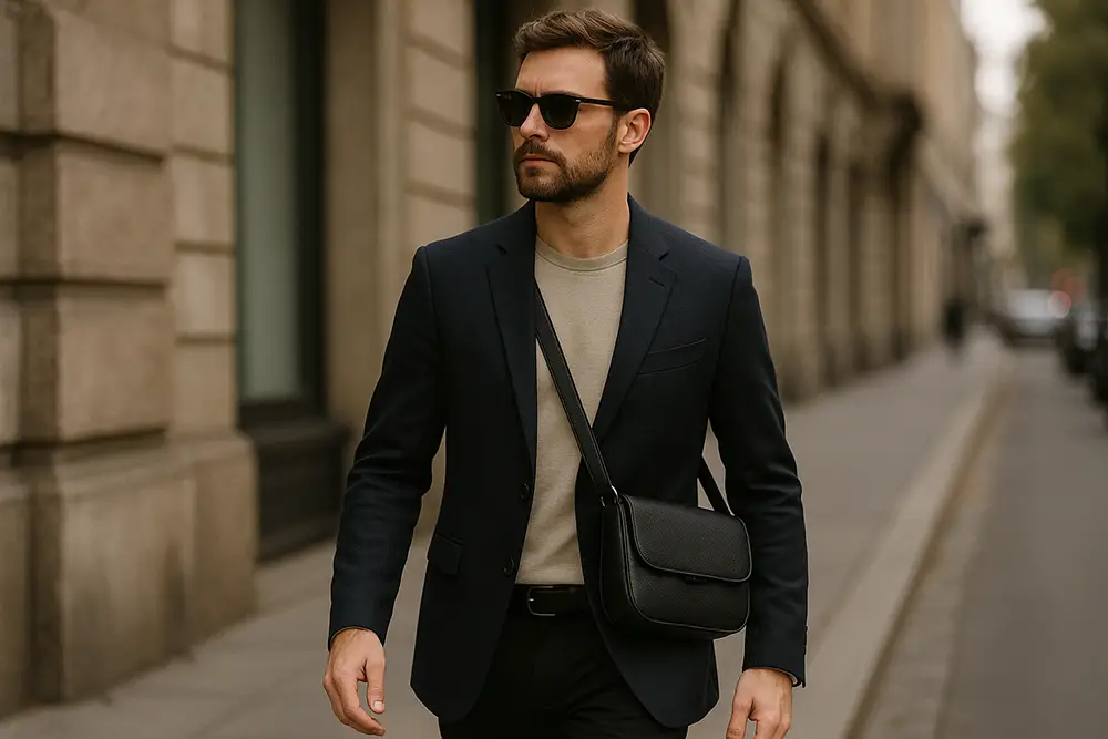 sac bandoulière homme