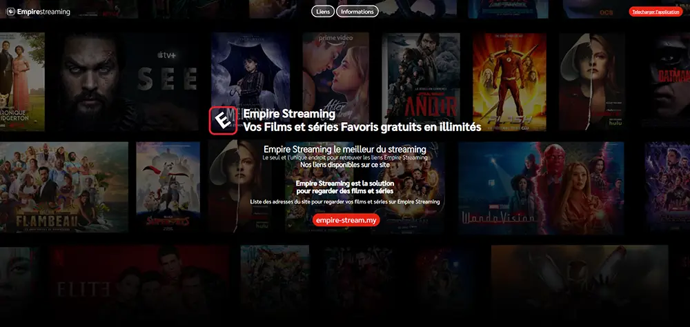 Empire Streaming adresse à jour