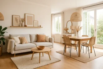 Maison à la décoration bohème pour illustrer les styles déco