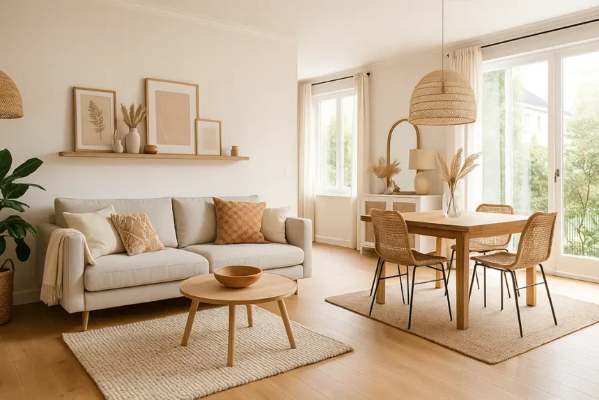 Maison à la décoration bohème pour illustrer les styles déco