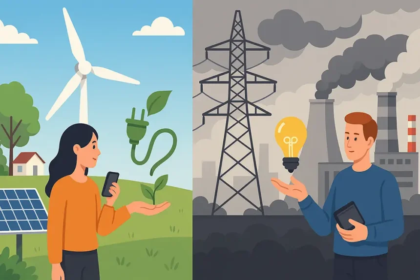énergie verte vs énergie classique