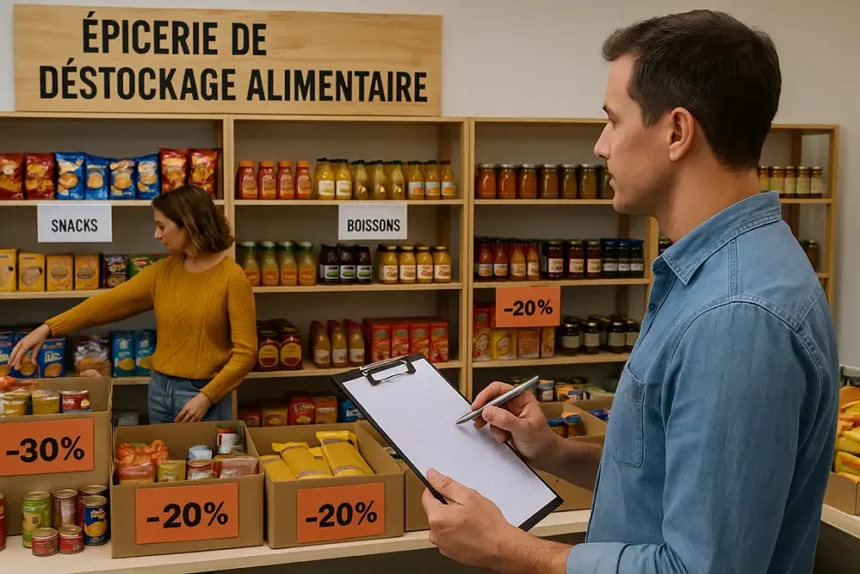 épicerie de déstockage alimentaire