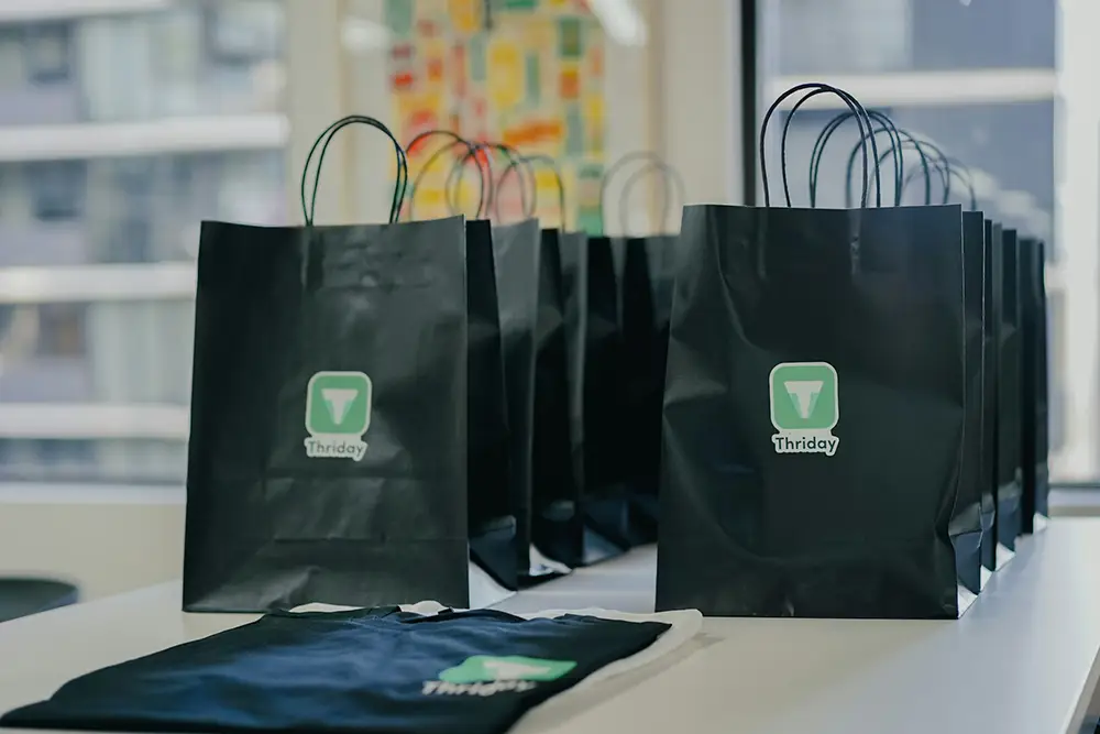 objets goodies dans sacs personnalisés