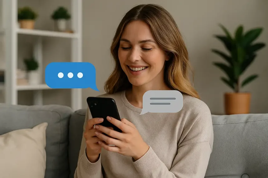 relation client SMS conversationnel