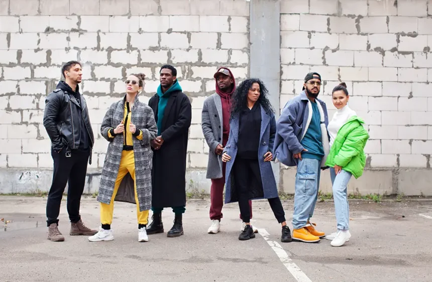mode jeunes dans la rue