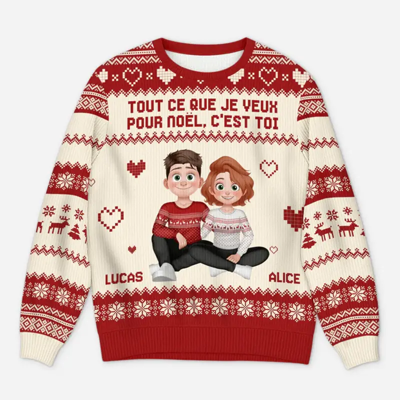 Pull moche cadeau de Noël