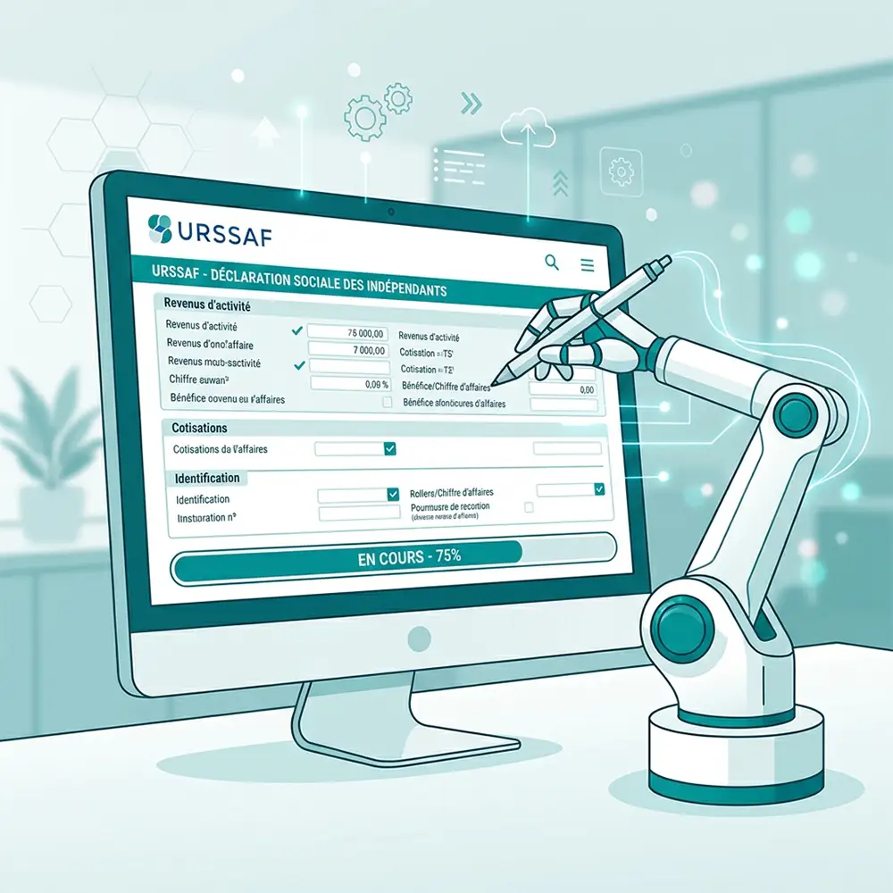 Automatisation des déclarations URSSAF et TVA pour auto-entrepreneur via un logiciel de gestion