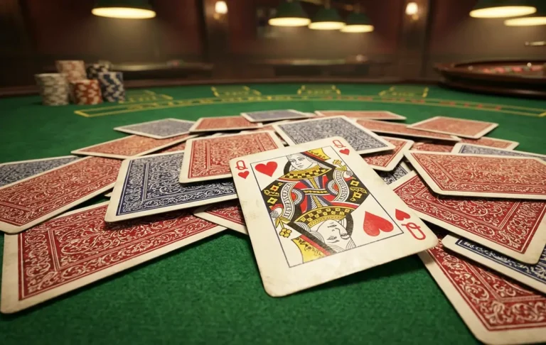 Cartes à jouer sur table de casino ( Westace )