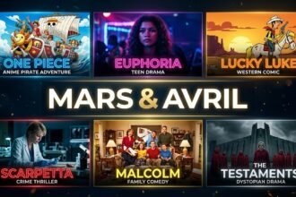 Mosaïque des nouvelles séries de mars et avril sur Netflix, Disney+, Prime Video et HBO Max