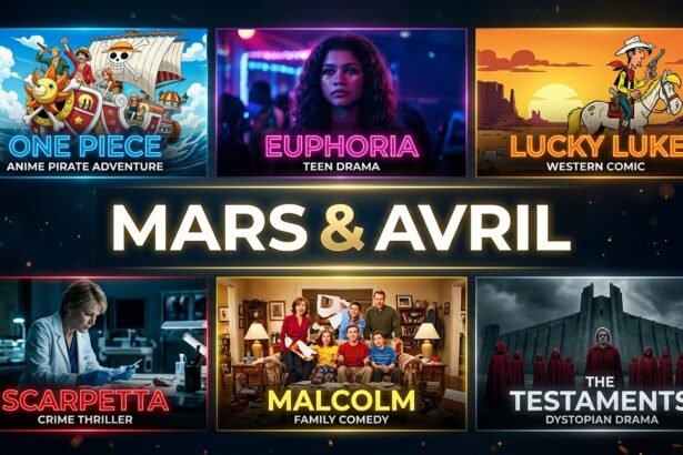 Mosaïque des nouvelles séries de mars et avril sur Netflix, Disney+, Prime Video et HBO Max
