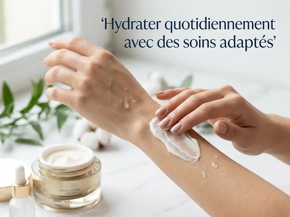 Hydrater quotidiennement avec des soins adaptés