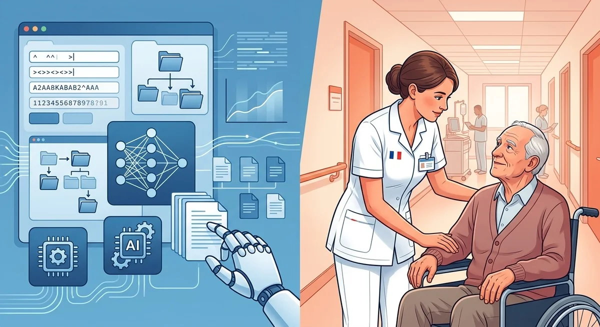L'IA automatise les tâches répétitives, pas les métiers entiers Comparaison visuelle entre tâches automatisées par IA et compétences humaines irremplaçables