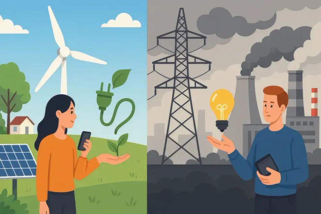 énergie verte vs énergie classique