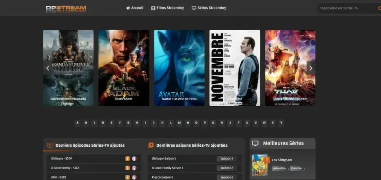Capture du site dpstream sept 2024