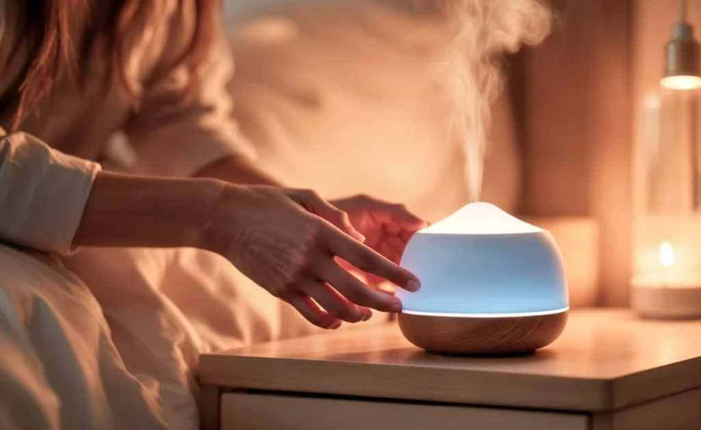 parfum d'intérieur fait maison via un diffuseur