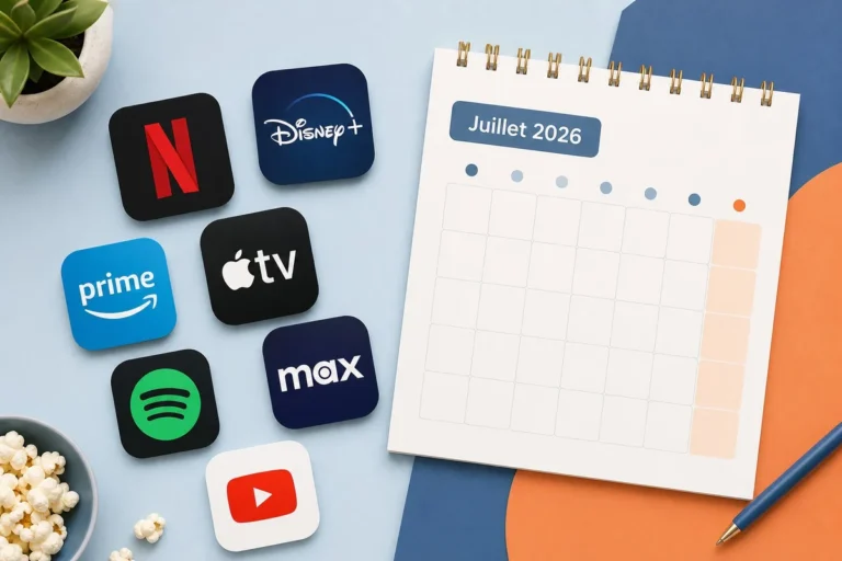 Calendrier des sorties de séries en streaming pour juillet 2026
